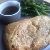 Wellington with gravy at Port Kitchen and Bar in Portrush
