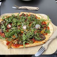 Flammkuchen  at Cafe Cup in Detmold