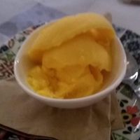 Sorbet mango  at Sorolop in Athens