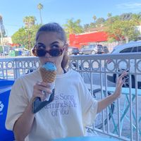 non-dairy ice cream @ their sunset blvd location  at Donut Friend - DTLA in Los Angeles