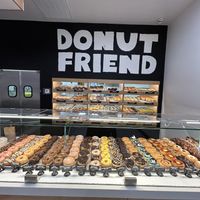 Hello donut  at Donut Friend - DTLA in Los Angeles