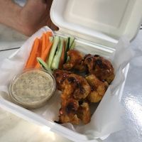 Cauliflower wings  at Marinara Pizzeria in San Jose