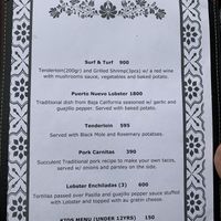 Surf & turf at Maria Corona in Cabo San Lucas