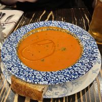 Tomato and vodka soup  at Park Distillery in Banff