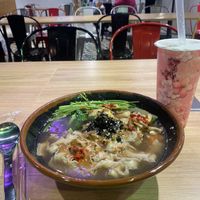 My noodles creation  at Vege Creek 蔬河 - Shin Kong Mitsukoshi Xinyi in Taipei
