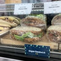 Vegan sandwich- there was also a falafel wrap at Astro Cafe in Lake Tekapo