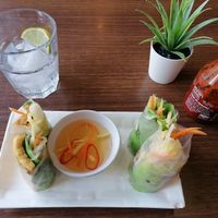 Summer rolls with tofu at Nem Nem in North London