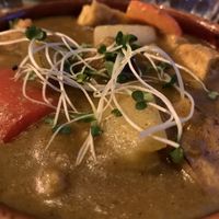 Tofu & aubergine curry   at Nem Nem in North London