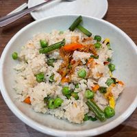 Vegan fried ricee  at Nem Nem in North London