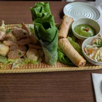 Veggie platter at Nem Nem in North London
