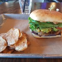 Sw black bean burger. at The Urban Bean in Orange Park