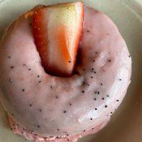 Strawberry Donut  at The Urban Bean in Orange Park