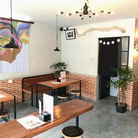 inside view at BunBaliCafe in Ubud