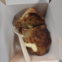 Toasted banana muffin at WAVE in East London