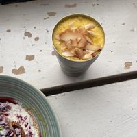 golden glow smoothie at WAVE in East London