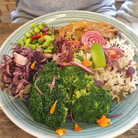 buddha bowl at WAVE in East London