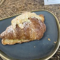 almond croissant  at WAVE in East London