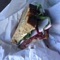 The very basic toastie   at WAVE in East London