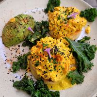 Sunnyside plate with added avocado at WAVE in East London