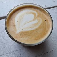 Flat white at WAVE in East London