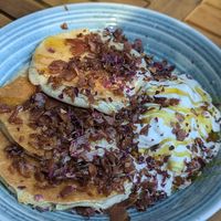 Bacon pancakes at WAVE in East London
