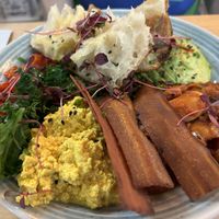 Brekkie Bowl with extra bacon   at WAVE in East London