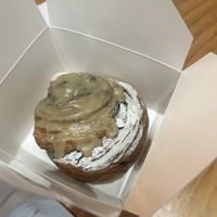 Cinnamon roll  at WAVE in East London