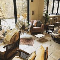 Cosy decor - we arrived first thing... it got busy! at WAVE in East London