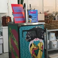 a kombucha tap how awesome is that  at WAVE in East London