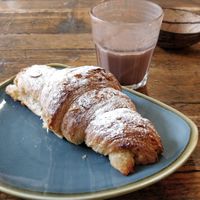 Almond croissant. Really good. at WAVE in East London