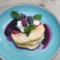 Berry Pancakes at WAVE in East London