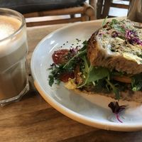 Classic toastie at WAVE in East London