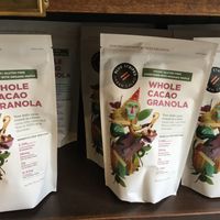Vegan granola. at Blue Stripes Cacao Shop in New York City