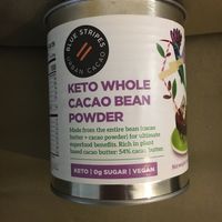 Vegan cacao powder. at Blue Stripes Cacao Shop in New York City