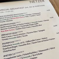 Two vegan options at Netzer in Stuttgart