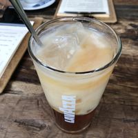 Iced Chai Latte with Oatly (6,50€!)  at Netzer in Stuttgart