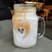 Iced latte at Caffe Miasto in Warsaw
