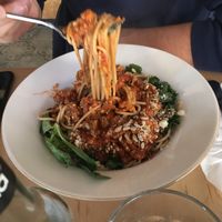 Vegan Bolognese at Caffe Miasto in Warsaw