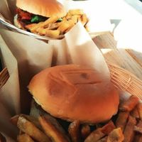 Healthy burger at Holy Moly in Caen