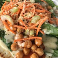 Buffalo Chickpea Caesar Pita Wrap at Sage Against The Machine in Bellingham