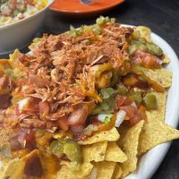 Bbq jackfruit nachos  at Sage Against The Machine in Bellingham