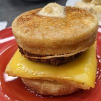 Sausage Egg and Cheese Pan'wich at Sage Against The Machine in Bellingham