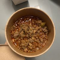 Mapo tofu with Beyond  at Spicy Moon - 6th St in New York City