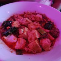 Mapo tofu at Spicy Moon - 6th St in New York City