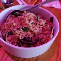 Fried rice at Spicy Moon - 6th St in New York City