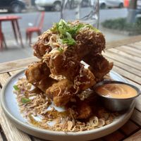  Crispy Eggplant at Spicy Moon - 6th St in New York City