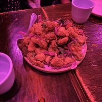 Salt & pepper tofu  at Spicy Moon - 6th St in New York City