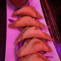 The crab rangoon! at Spicy Moon - 6th St in New York City