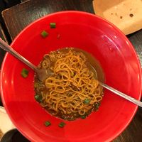 Dan dan noodle at Spicy Moon - 6th St in New York City