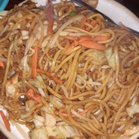 Lo Mein at Spicy Moon - 6th St in New York City